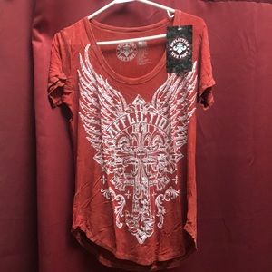 Woman’s large Affliction shirt